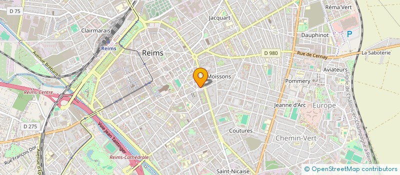 localisation de l'entreprise BOULE LYONNAISE MAISON BLANCHE  REIMS