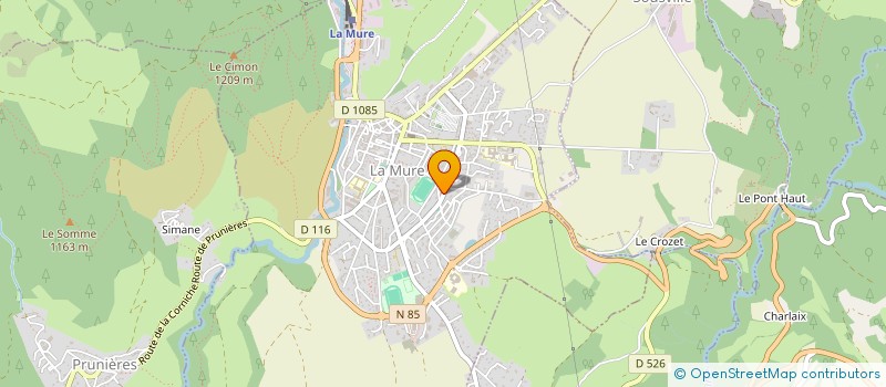 localisation de l'entreprise BOULE MUROISE  LA MURE