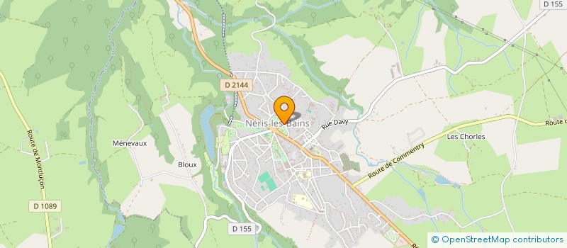 localisation de l'entreprise BOULE NERISIENNE  NERIS-LES-BAINS