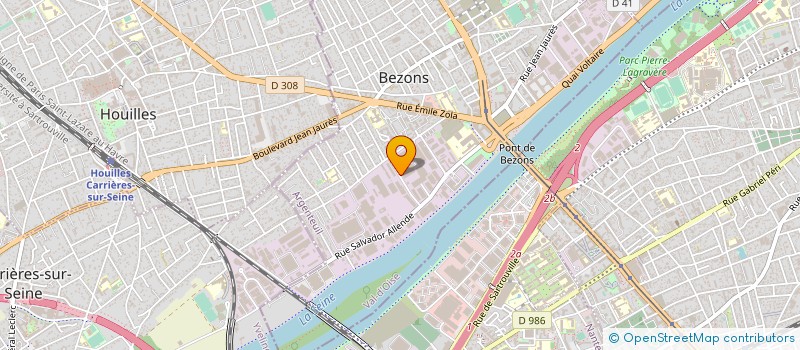 localisation de l'entreprise BOULE NETTOYAGE SERVICE à BEZONS