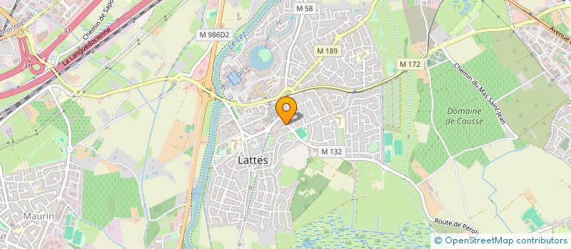 localisation de l'entreprise BOULE NOIRE à LATTES