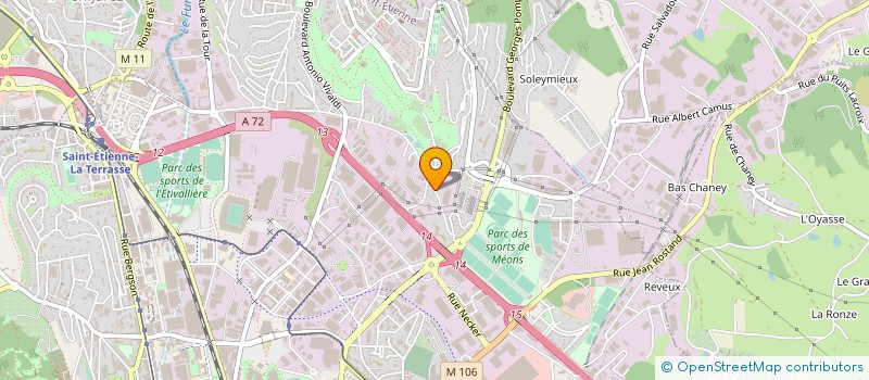 localisation de l'entreprise BOULE OMBRAGEE DE LA BATIE  SAINT-ETIENNE