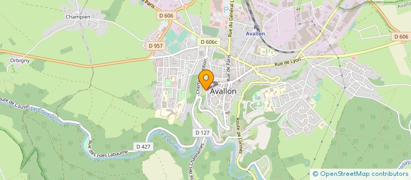 localisation de l'entreprise BOULE SPORTIVE AVALLONNAISE à AVALLON