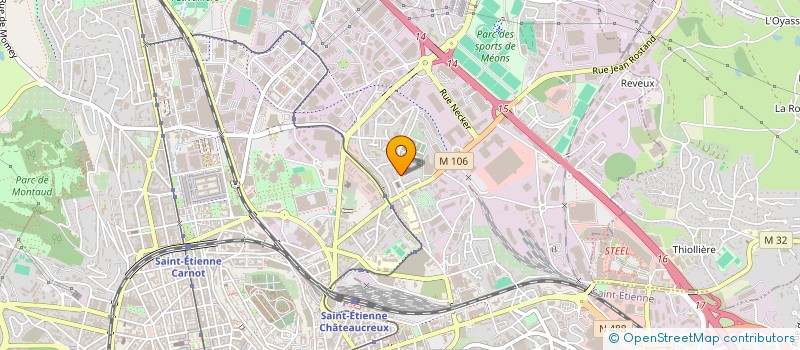 localisation de l'entreprise BOULE STE BARBE DU SOLEIL à SAINT-ETIENNE