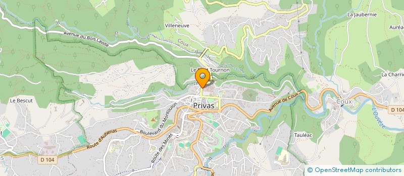 localisation de l'entreprise BOULEAU FRERES  PRIVAS