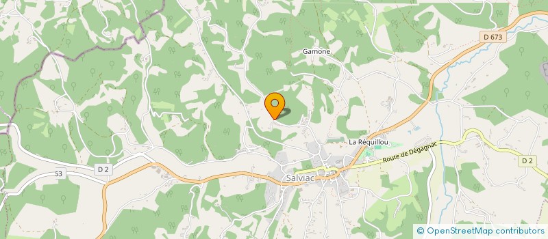 localisation de l'entreprise BOULEGAN à SALVIAC
