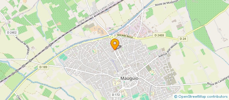 localisation de l'entreprise BOULENC INVEST  MAUGUIO