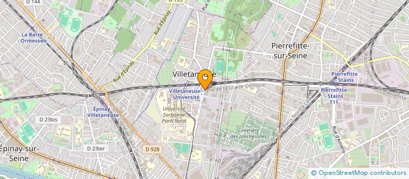 localisation de l'entreprise BOULENGER & CIE à VILLETANEUSE