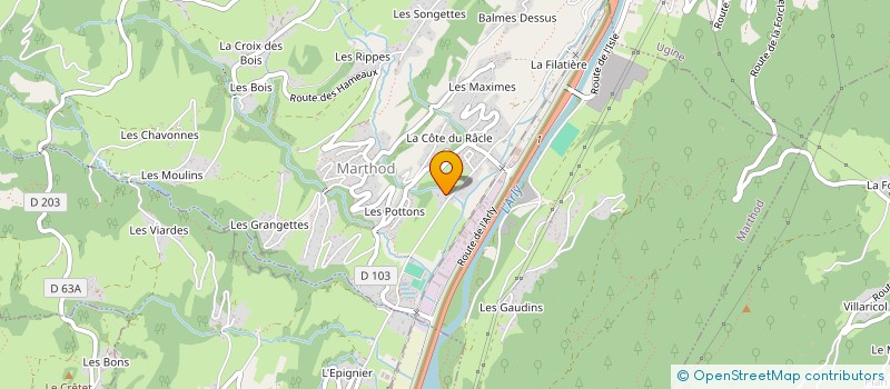 localisation de l'entreprise BOULENGER - MIGNON  MARTHOD