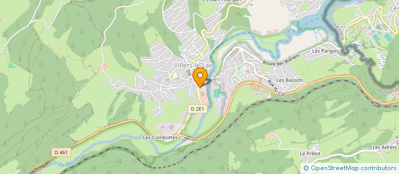 localisation de l'entreprise BOULEPAT  VILLERS-LE-LAC