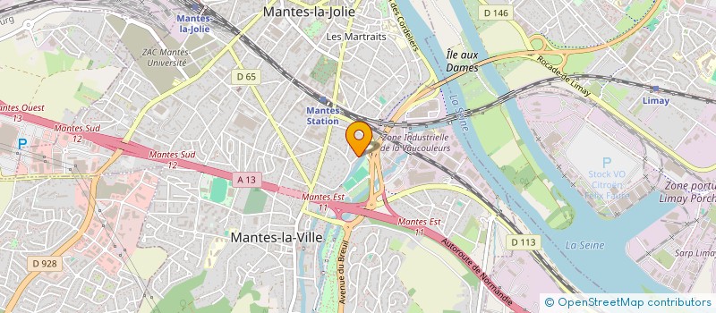 localisation de l'entreprise BOULERBAH  MANTES-LA-VILLE