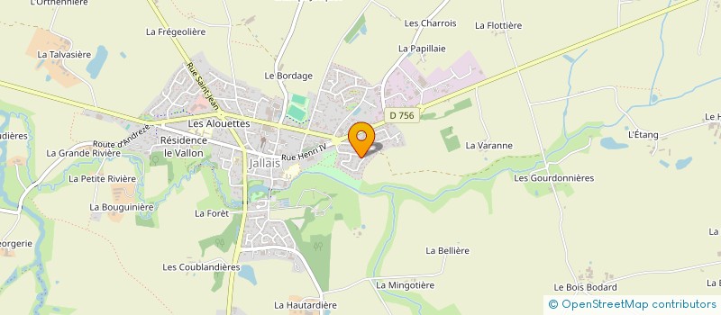 localisation de l'entreprise BOULERY à BEAUPREAU-EN-MAUGES