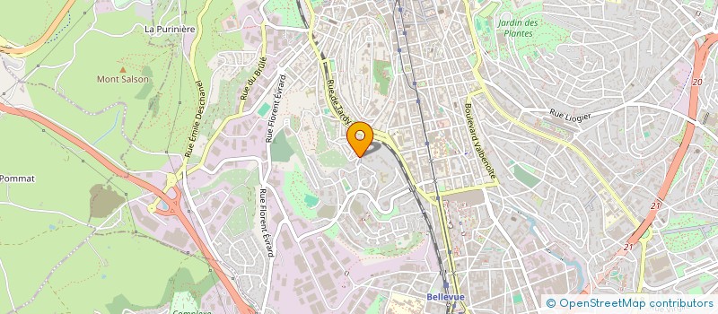 localisation de l'entreprise BOULES AMICALES LA VAILLANTE  SAINT-ETIENNE