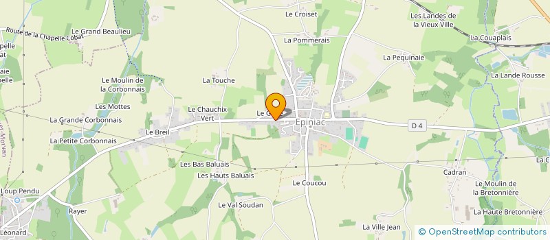 localisation de l'entreprise BOULES BRETONNES DE LA BAIE  SAINT-BROLADRE