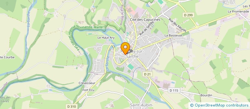 localisation de l'entreprise BOULES DE POILS ET CIE à FRESNAY-SUR-SARTHE
