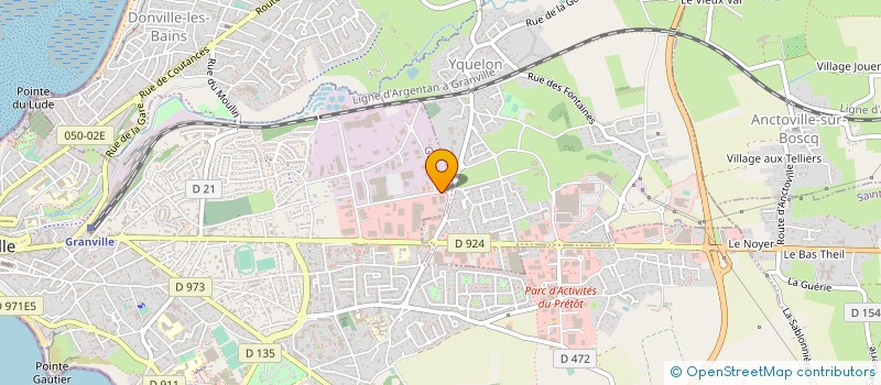 localisation de l'entreprise BOULES ET BILLES  GRANVILLE