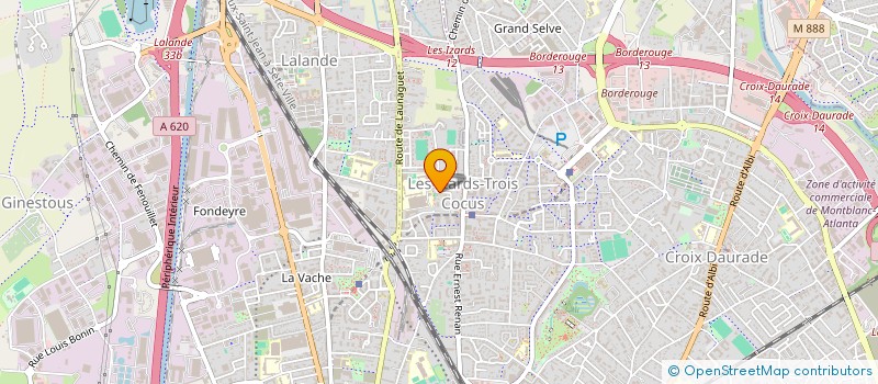 localisation de l'entreprise BOULES IZARDS CLUB à TOULOUSE