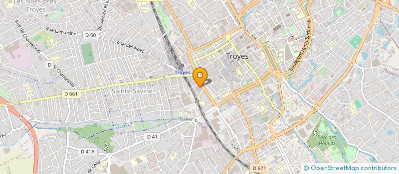 localisation de l'entreprise BOULET à TROYES