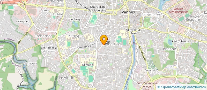 localisation de l'entreprise BOULET à VANNES
