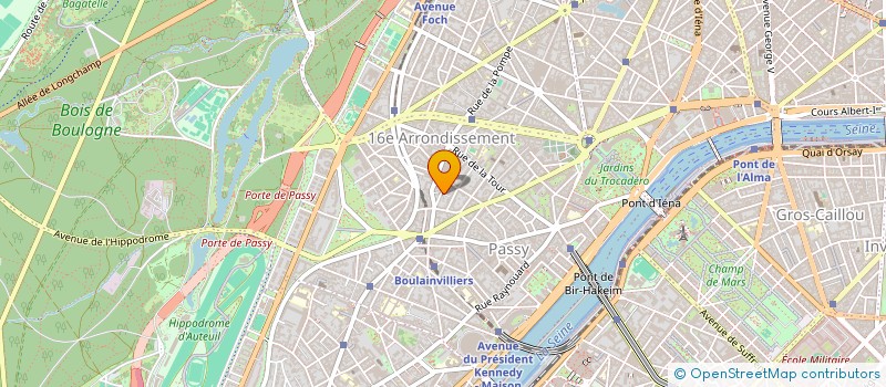 localisation de l'entreprise BOULET & ASSOCIES  PARIS