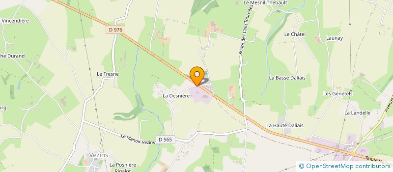 localisation de l'entreprise BOULET MEUBLES ET METAUX à ISIGNY-LE-BUAT