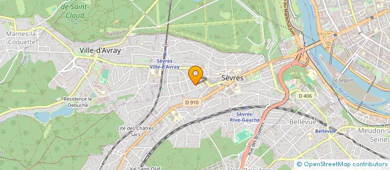 localisation de l'entreprise BOULET'S PROD à SEVRES