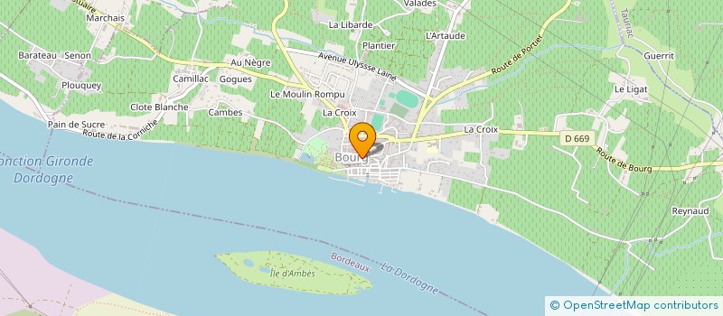 localisation de l'entreprise BOULETS PRODUCTIONS à BOURG