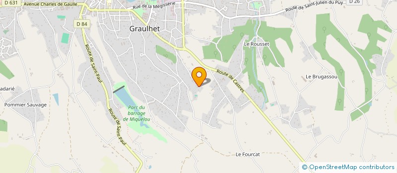 localisation de l'entreprise BOULEVARD CULTURE, ASSOCIATION FRANCAISE POUR LE DEVELOPPEMENT DE LA CULTURE ET DES ARTS  SAINT-JULIEN-DU-PUY