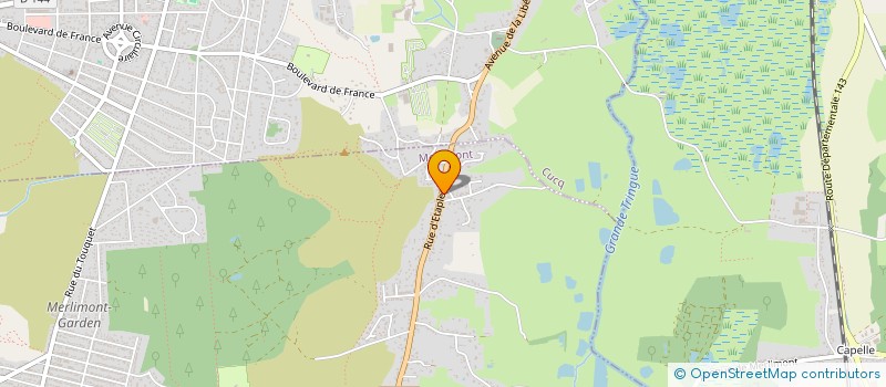 localisation de l'entreprise BOULEVARD DE FRANCE  MERLIMONT