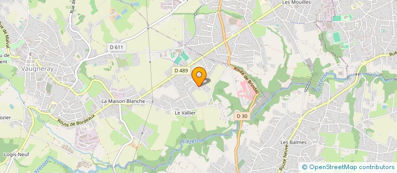 localisation de l'entreprise BOULEVARD DE L'YZERON  VAUGNERAY