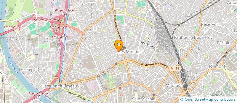localisation de l'entreprise BOULEVARD DE LA GARE à TOULOUSE