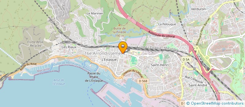 localisation de l'entreprise BOULEVARD DE LA PROD à MARSEILLE 16
