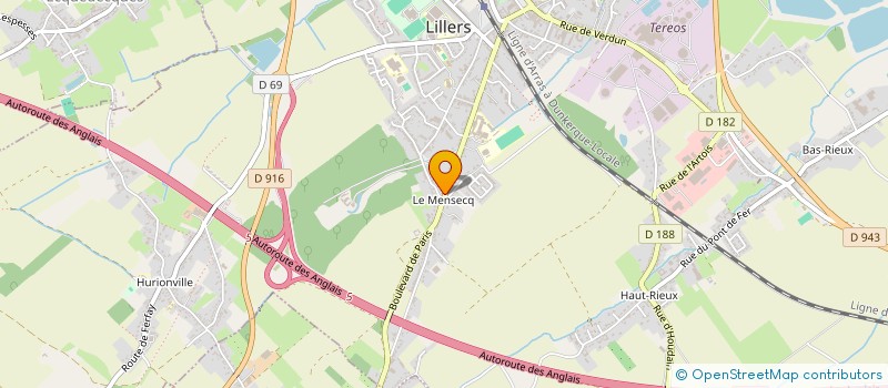 localisation de l'entreprise BOULEVARD DE PARIS  LILLERS