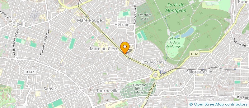 localisation de l'entreprise BOULEVARD DES ARTISTES  LE HAVRE