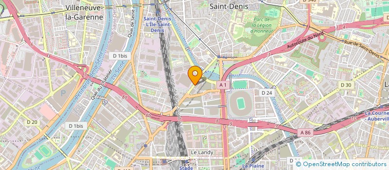 localisation de l'entreprise BOULEVARD DES EXPERTS  SAINT-DENIS