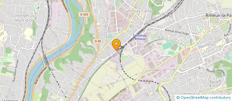 localisation de l'entreprise BOULEVARD DES OISEAUX  SATHONAY-CAMP