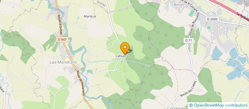 localisation de l'entreprise BOULEVARD DES PYRENEES  ORTHEZ