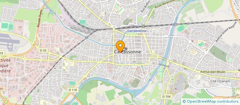 localisation de l'entreprise BOULEVARD DES STATIONS à CARCASSONNE