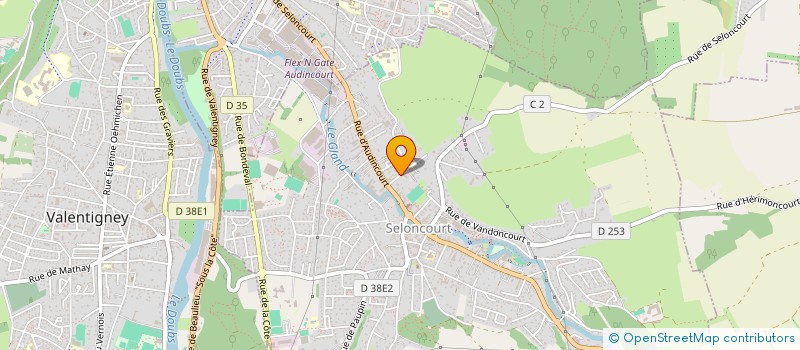 localisation de l'entreprise BOULEVARD DISTRIBUTION  SELONCOURT