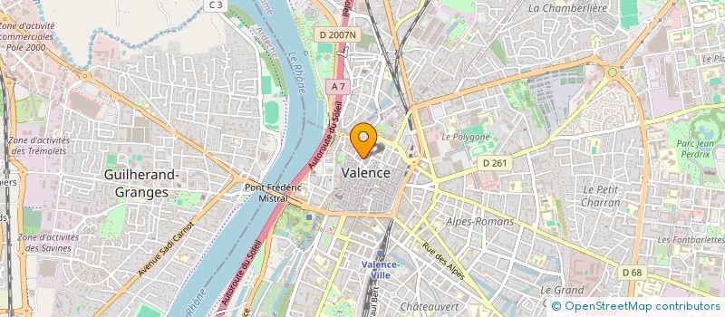 localisation de l'entreprise BOULEVARD DU FILM à VALENCE