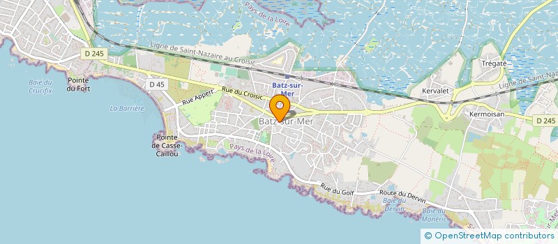 localisation de l'entreprise BOULEVARD DU NORD  BATZ-SUR-MER