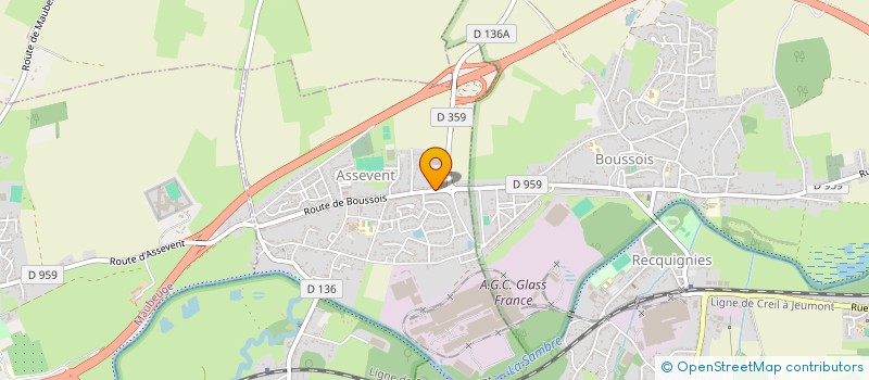 localisation de l'entreprise BOULEVARD LESSINES  ASSEVENT