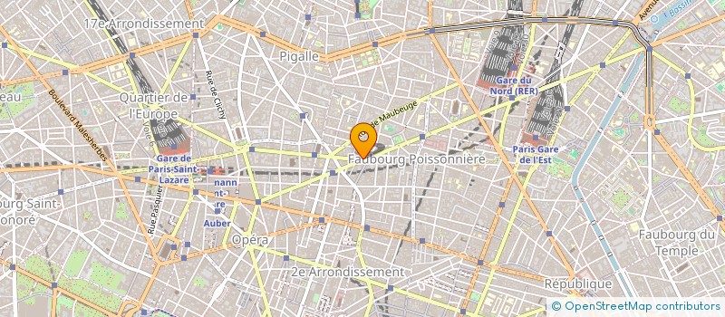 localisation de l'entreprise BOULEVARD SCOOTER LAFAYETTE à PARIS