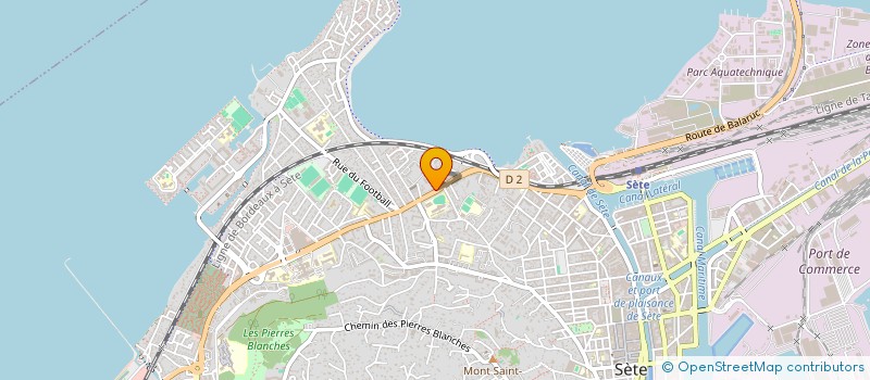 localisation de l'entreprise BOULEVARD VERDUN  SETE