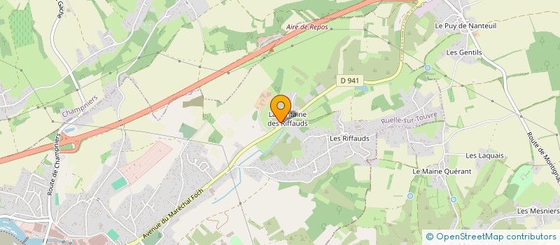 localisation de l'entreprise BOULEVERSEMENT CARBONE DANS L'ANIMATION ET LE JEU VIDEO  RUELLE-SUR-TOUVRE