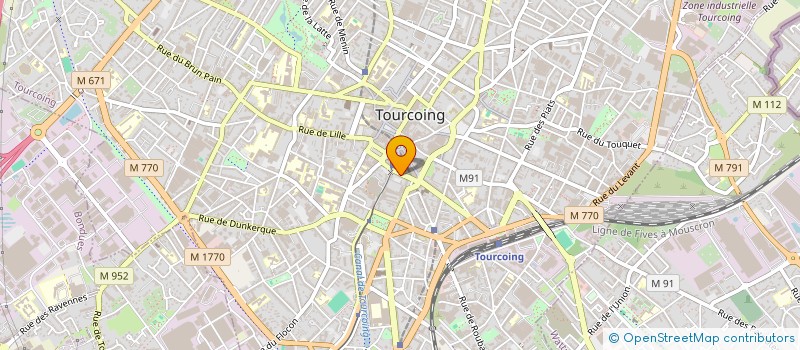 localisation de l'entreprise BOULHANNI TAHIRI TC  TOURCOING