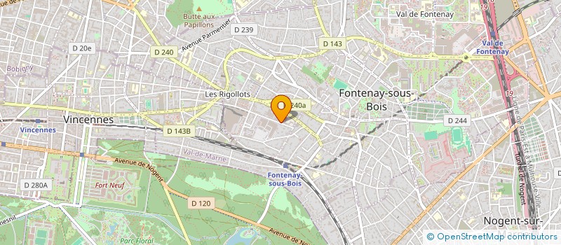 localisation de l'entreprise BOULHAY à FONTENAY-SOUS-BOIS