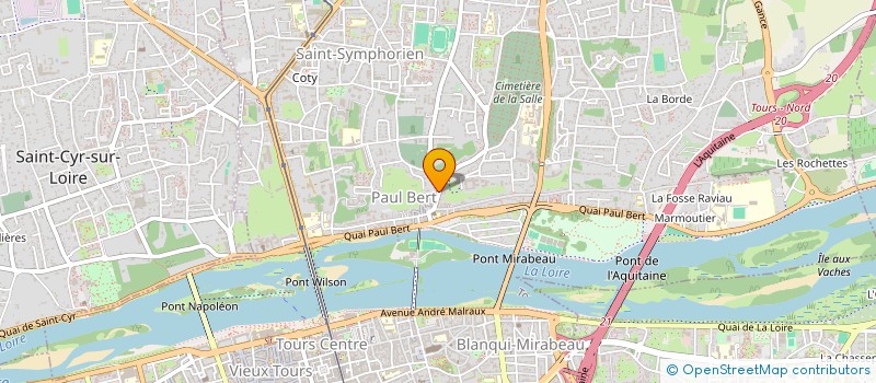 localisation de l'entreprise BOULIACY IMMOBILIER  TOURS