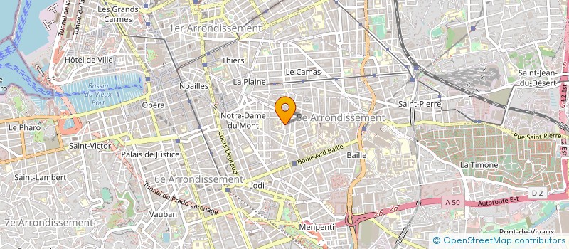 localisation de l'entreprise BOULICHE MARKETING SERVICE à MARSEILLE