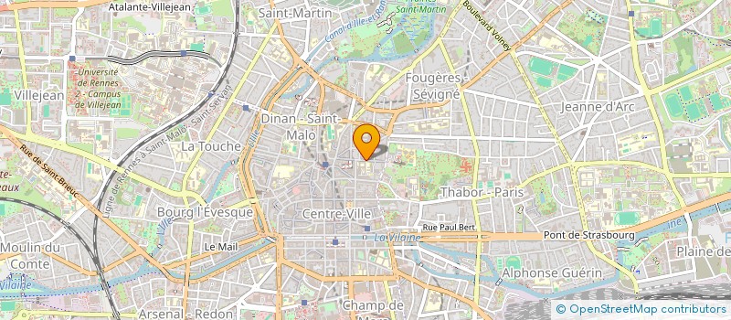 localisation de l'entreprise BOULINGRAIN à RENNES